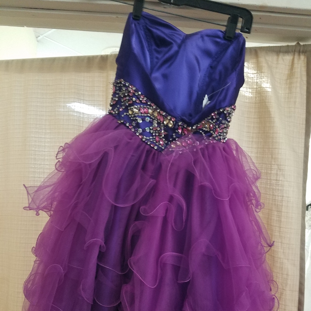 B' Dazzle size small homecoming dress - Picture 3 of 4